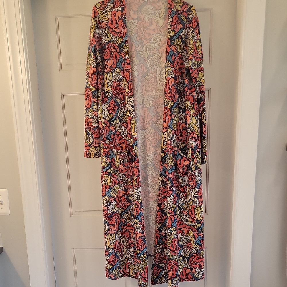 LuLaRoe Multicolor Floral Cardigan